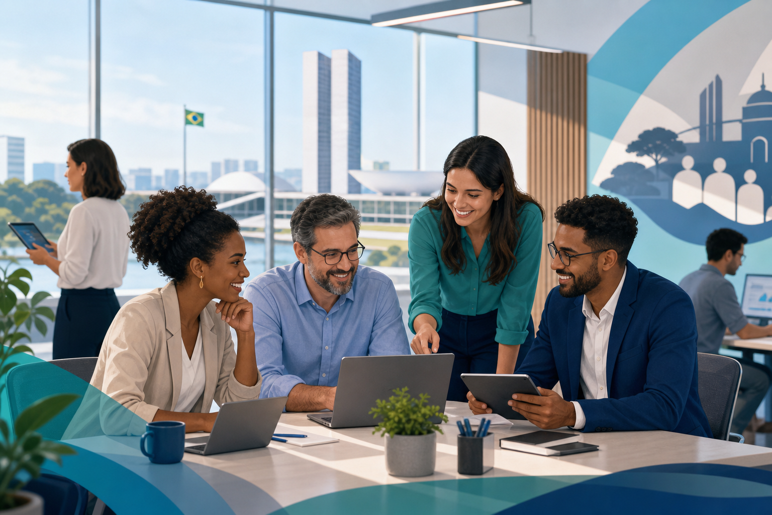 Equipe IntegraPNCP trabalhando em soluções para o setor público